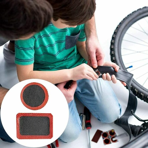 Cykel Dæk Lap Kit Cykel Dæk Slange Lappe 96 Stykker Lim