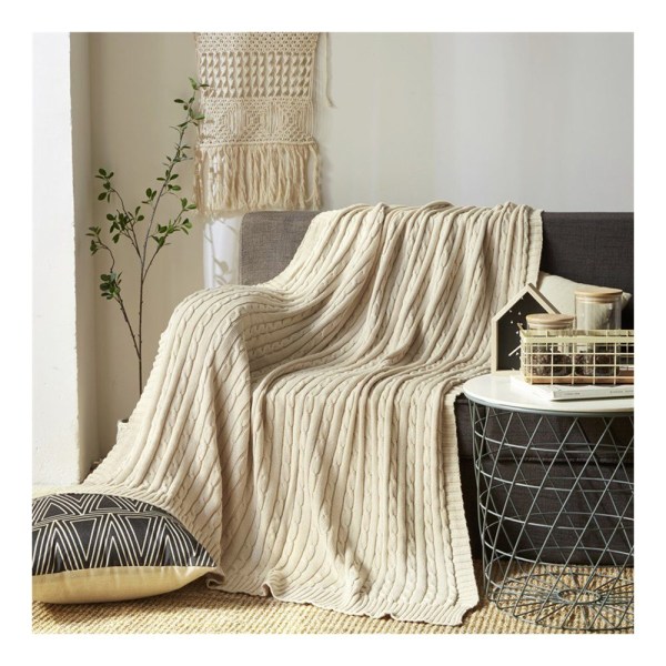 /#/Wrap Blanket Soft Knitted Wool Blanket, Sofa Blanket, Sleeping Bl/#/