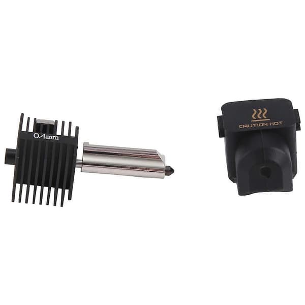 För 0.4MM A1 Mini Munstycksmontering Hotend Kit Härdat Stål för A1 3D-skrivare