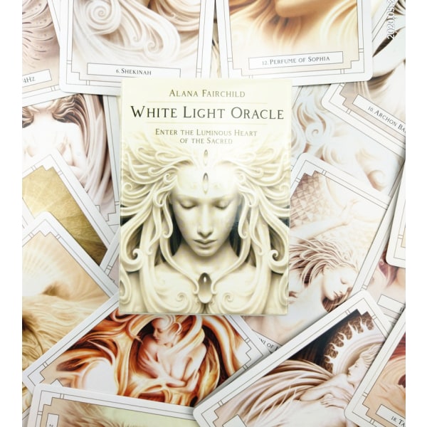 To hvite lys Oracle kortbrettspill