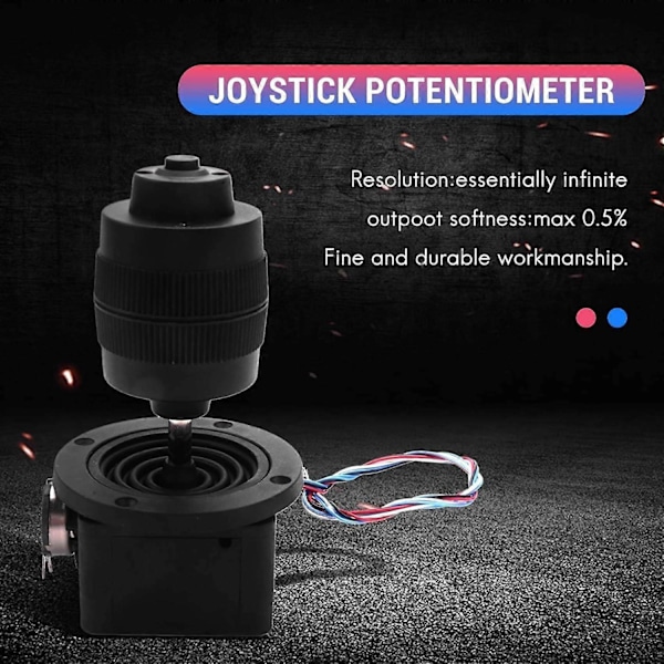10K Joystick Potentiometri, JH-D400X-R4 10K Joystick Reset Potentiometri Painikeohjain Mobiilivalokuvausjärjestelmään Teolliseen ja Tieteelliseen Käyttöön