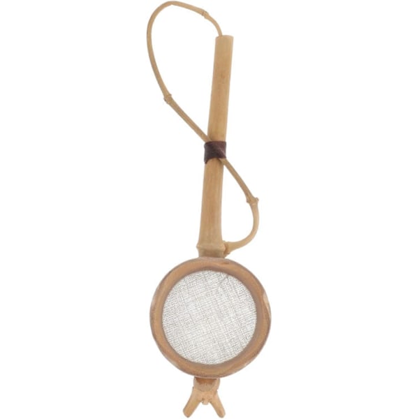 Bambus Tesil Tres Te Filter Mesh Teinfuser Bambus Tefilter Tebrygger for Løs Te Fu Teinfuser Vannflaske Tilbehør