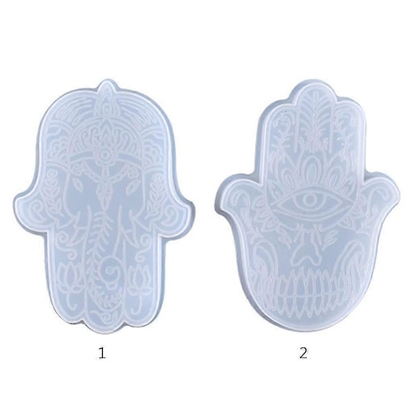 Handgjorda Cool Hand Of Fatima Ornament Dekor Form Arom Gips Silikonform