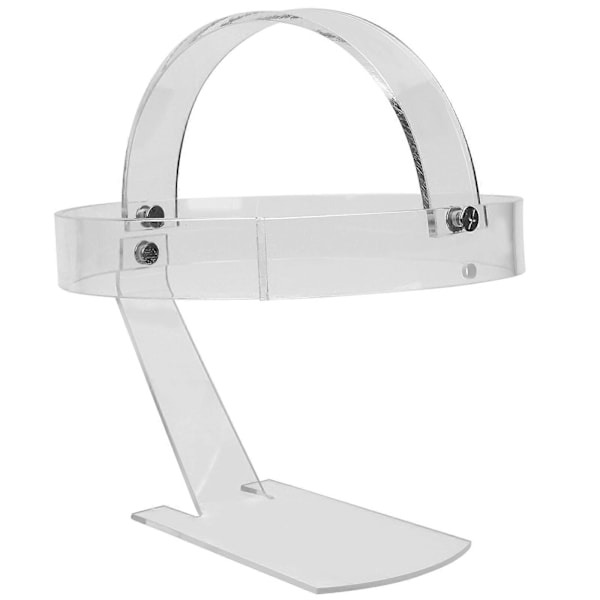 Akryl Hattställ Peruk Display Rack Klar Akryl Hatthållare Perukställ för Butik
