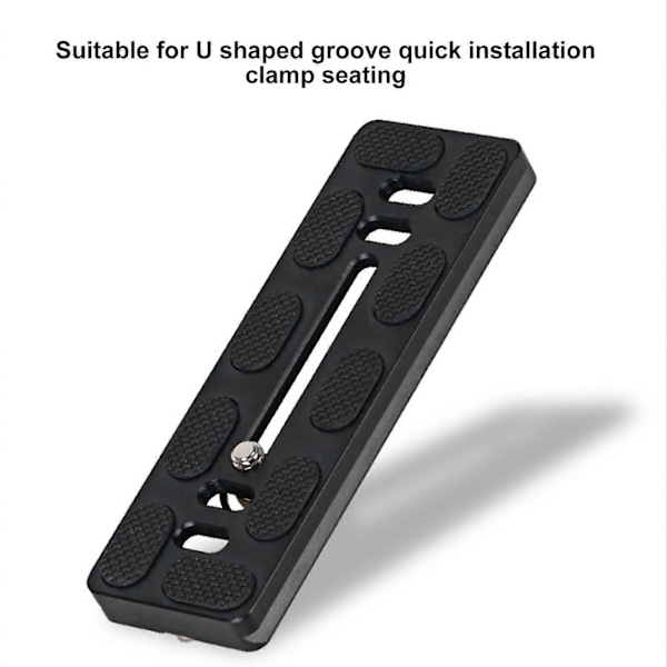12cm Snabbkopplingsplatta Adapter Aluminiumlegering Standard för Arca Port Kamera Snabbmonteringsplatta för DSLR-kamera