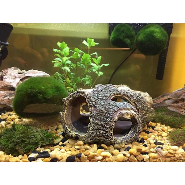 Akvarie Dekoration Harpiks Rod, Akvarie Hule Træ Dekoration Ar
