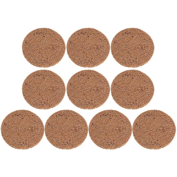 10 st Duva Häcknings Ägg Mat Bo Kokosfiber Mat Tillbehör Fågelmatta