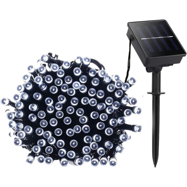 *Ny 100 stk solcelle julelys LED-lyssnor julelys Chr*