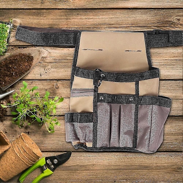 Multifunksjonell justerbar midjeveske med 10 lommer for hageverktøy izer2 Hage midjeveske Hageverktøy Hageverktøy Fanny Pack Hageverktøy