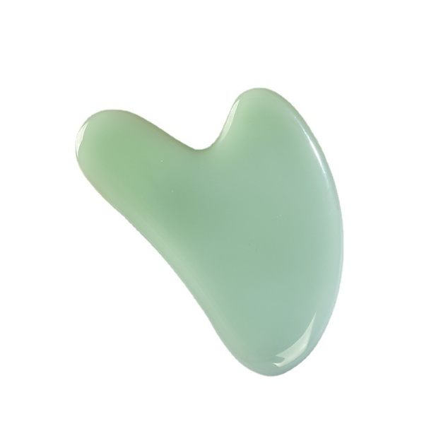 Jade Roller & Gua Sha Set, Ansiktsrulle för Skönhet Ansiktsrulle