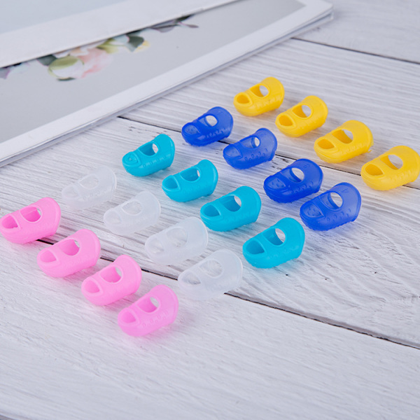 #Silikon Guitar Finger Skydd Transparenta Silikon Guitar Finger Skydd Set om 3 Blå Lämplig för nybörjare ukulele eller gitarrspelare.#