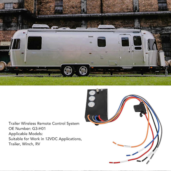 12V Trailer Trådløs Fjernbetjening System G3H01 Auto Time Out Hydraulisk Lift Fjernbetjening System til Spil RV