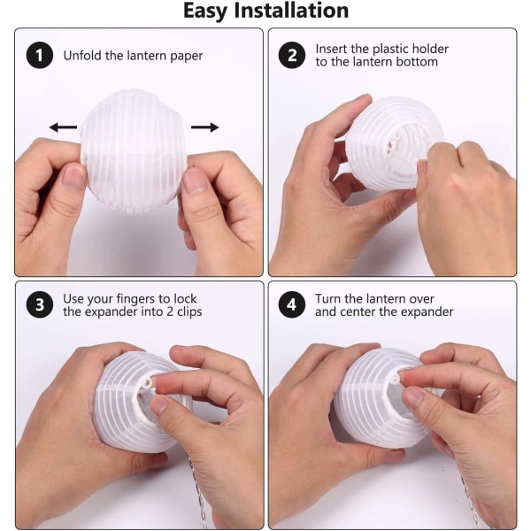 Solcellsdrivna LED-ljusslingor för utomhusbruk, 6,5 m, 30 st nylon-LED-lampor