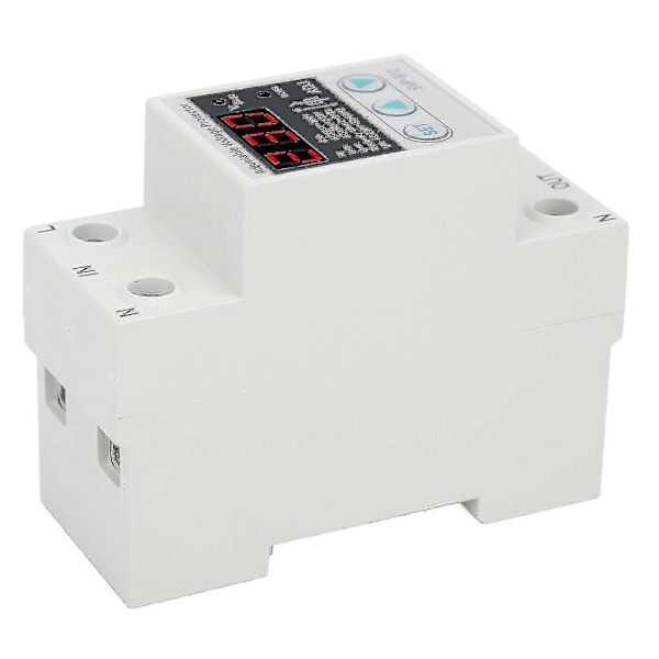 Spenningbeskytter, Justerbar Overspennings- og Underspenningsbeskyttelse, LED-display Spenningsstabilisator Overspenningsvern Strømstabilisator Voltmeter Svp91
