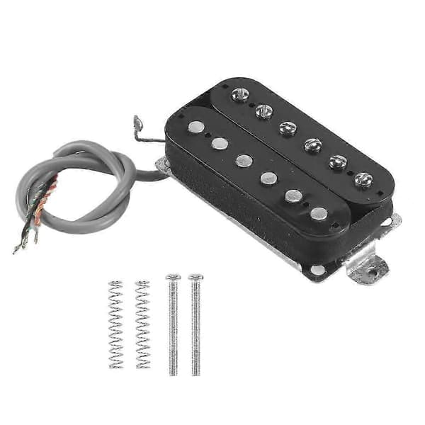 Elektrisk Gitarr Humbucker Mickar Hals Alnico V Mick Svart