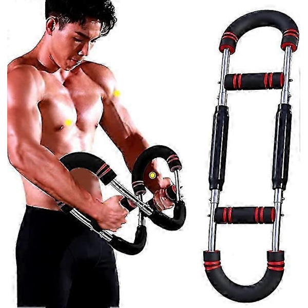 U-formet armtræner, brystekspander til hjemmet, biceps, triceps, underarm, indre lår og skuldermuskeltræningsudstyr, armstyrketræning