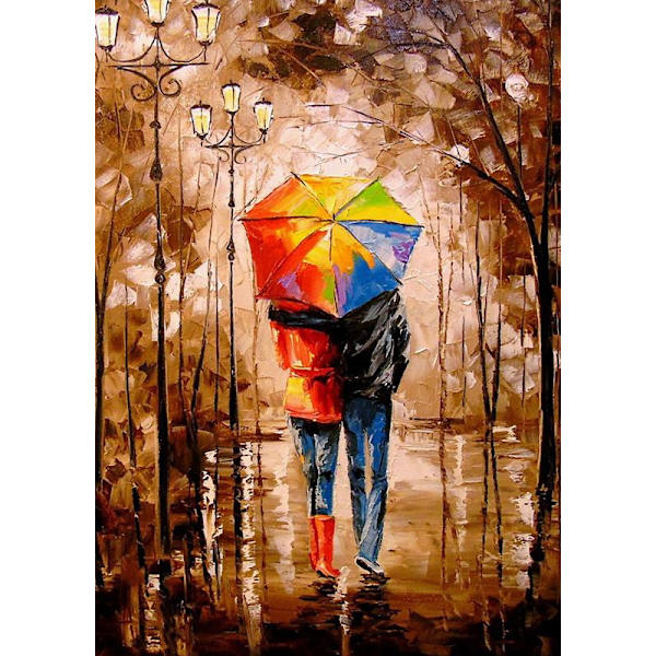 #30x40cm 5D DIY Timanttimaalaussetti Aikuisille ja Lapsille - Wal#
