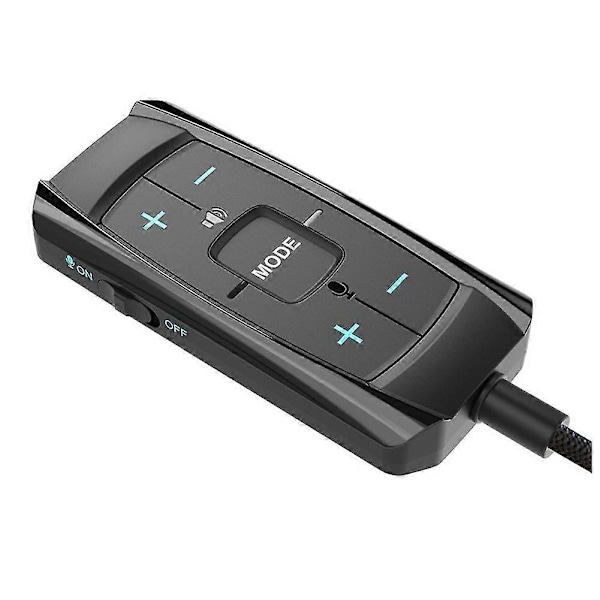 Eksternt USB Lydkort 7.1 Kanal 3D Lydadapter 3.5mm Gaming Headset Øretelefoner Erstatning for PC Stasjonær Bærbar