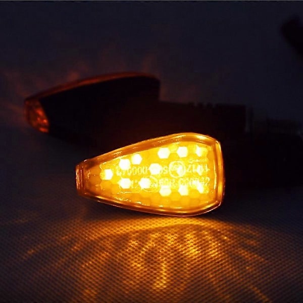 4 st Blinkers Flytande Blinkersljus 14 LED 12V Motorcykel