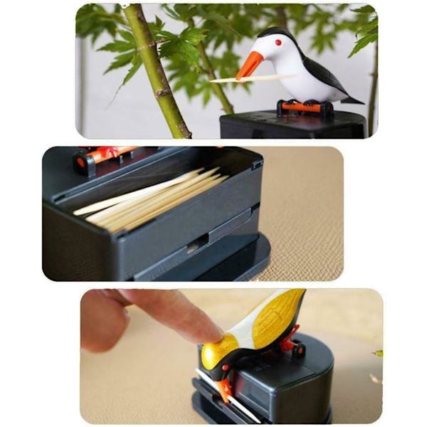 Hammastikun pidikeannostelija, automaattinen lintuhmmastikkulaatikko, Bird W