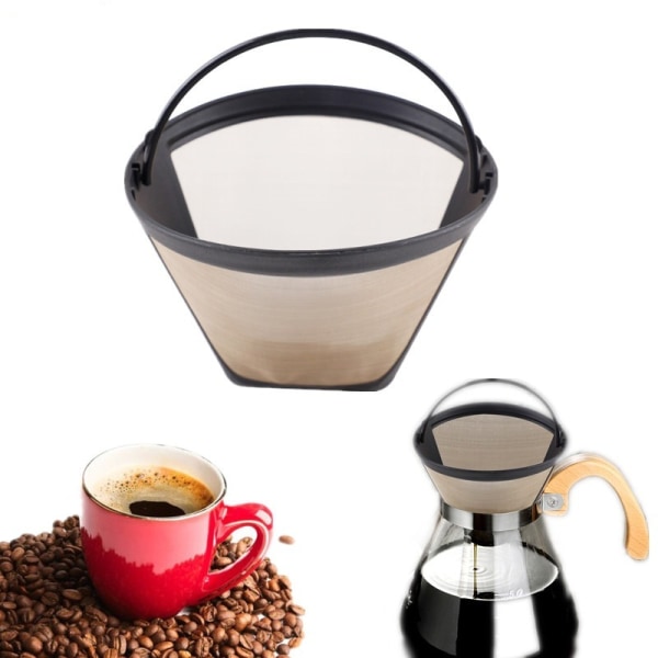 Kaffekanne i rustfritt stål uten filterpapirfilter Drypp Coff