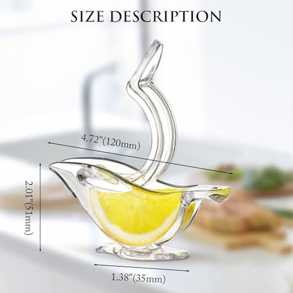 /#/Deluxe Design Individual Lemon Press, (2PCS White)Lemon Squeezer/#/