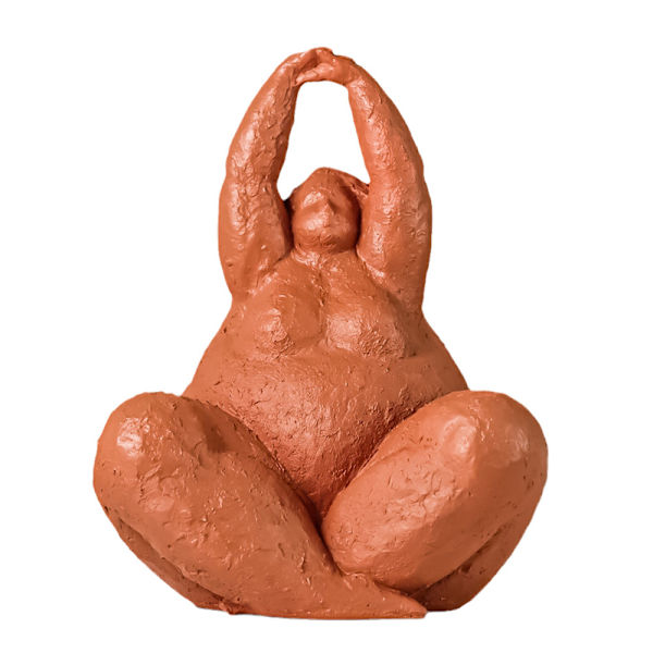 Kvinne Skulptur Statue Yoga Dekor Gave Resin Figur Arts 2