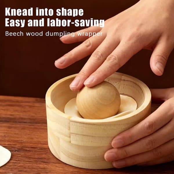 Bageværktøj Dumpling Maker Rundformet Genanvendelig Dumpling Wrapp 2pcs