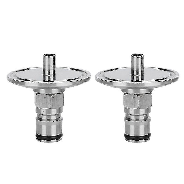 Rustfri stål hjemmebryg keg adapter 1.5in TriClamp til Ball Lock Post Fitting 2 stk