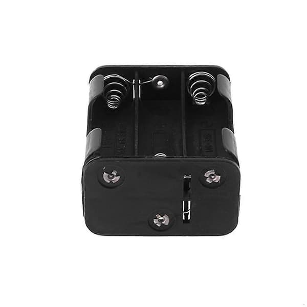 6x AA Plastik Opbevaringsboks til Etui Dobbelt Lag Connector Container DIY Klips til