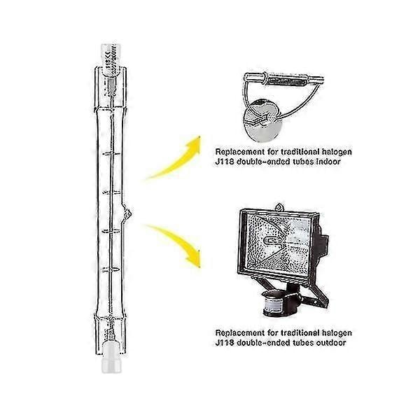 R7s halogenlampe 118mm 200w 230v halogenstav R7s halogenlampe R7s dimbar halogenlampe L