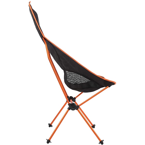 *Sammenklappelig og bærbar udendørs camping fiskestol, picnicestol, fritidsstol, egnet til strandvandring, udendørs picnichave (orange)*