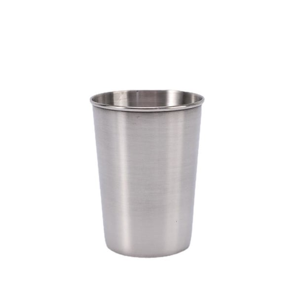 (4 170 ml KUPPAR + 1 kopp cover) set i rostfritt stål - återanvändbar