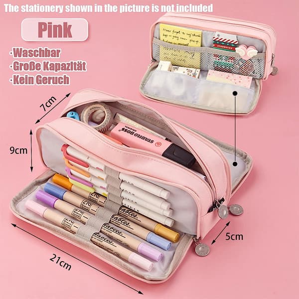 #Pennfodral för tonårsflickor Pennfodral (Rosa)#