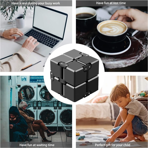 *2 kpl Decompression Toy Cube, Fidget Finger Toy Stressi ja Ahdistus*