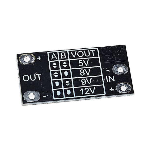 Monitoiminen Mini Boost -moduuli DIY Step Up -kortti 5V/8V/9V LED-merkkivalolla