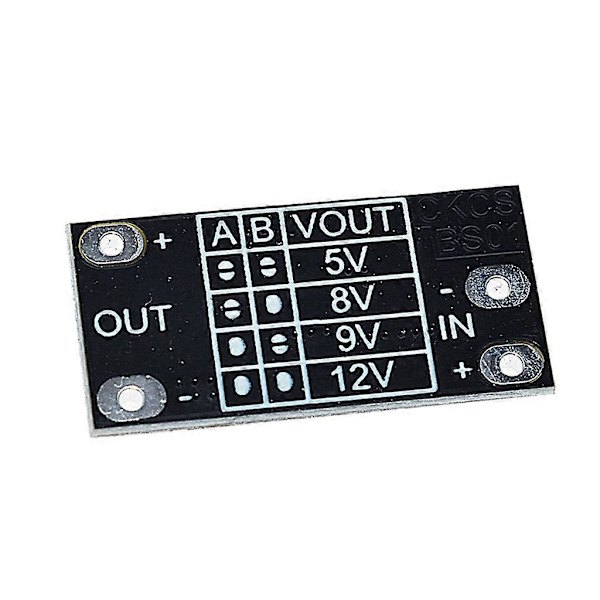 Multifunktionelt Mini Boost Modul DIY Step Up Board 5V/8V/9V med LED-indikator
