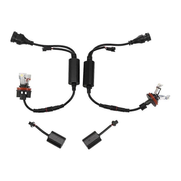 2st Bil LED Angel Eye Lampa 6000K H8 Glödlampa för E82 E87 E90 E91 E92 M3 E93 E60 E61 E63 E70 X5 E71 X6 E89 Z4