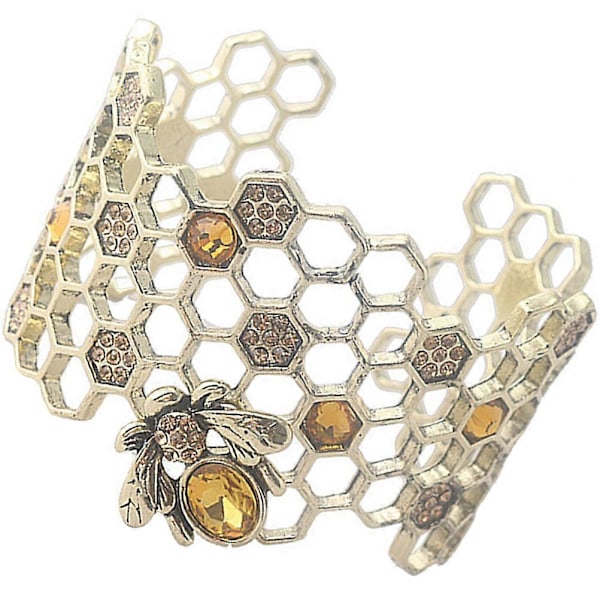 Bikarmband i metalllegering Öppet armband Justerbart handledsarmband Smycken för kvinnor flickor