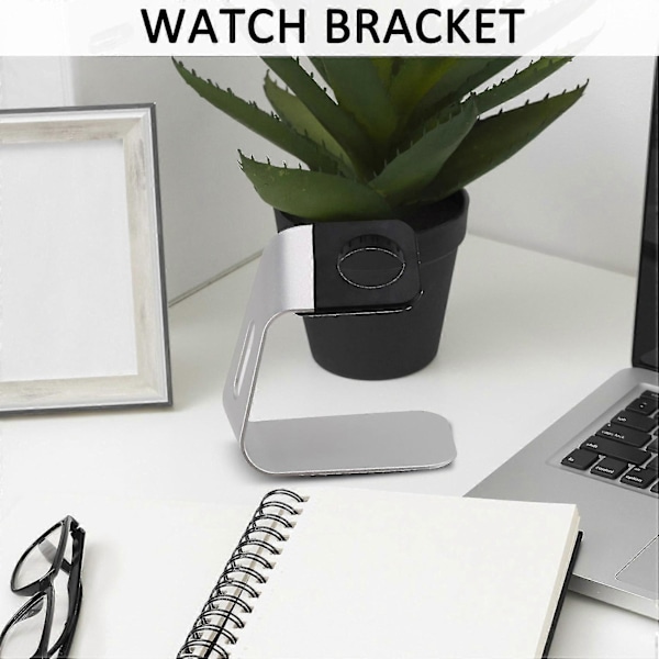 Metal Aluminium Lade Stativ Holder til Ur Opladning Smart Ur Beslag Smartwatch Desktop Opladning