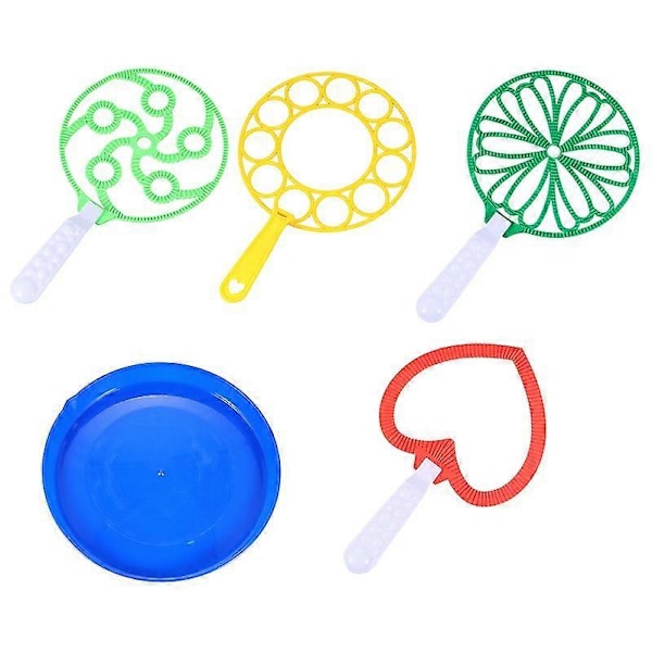 4 st Bubble Blowing Bars Handhållna Bubbelstavar Plast Bubbelmaskin Blandade Bubbelverktyg För Park Utomhus