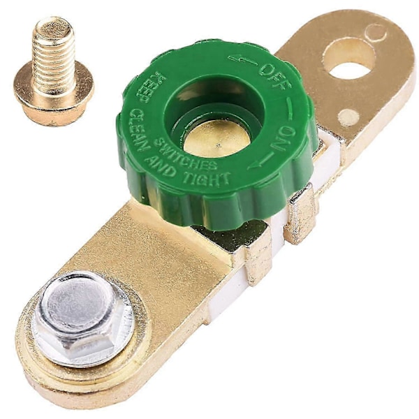 12V-24V Side Post Bilbatteri Koblingsbryter, Bilbatteri Terminal Koblingsbryter, Batteri Avstengningsbryter (med Lang Bolt)