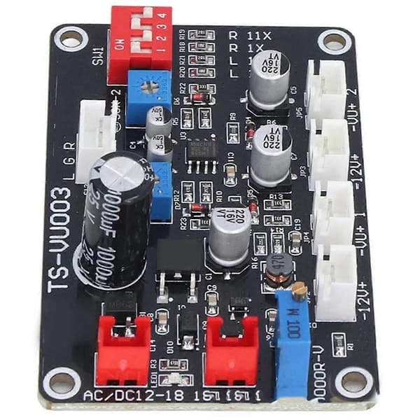 -VU003 VU Meter Driver Board Juster VU Meter Driver Panel Baklys Høyfrekvent Lavpass Panel Tilbehør