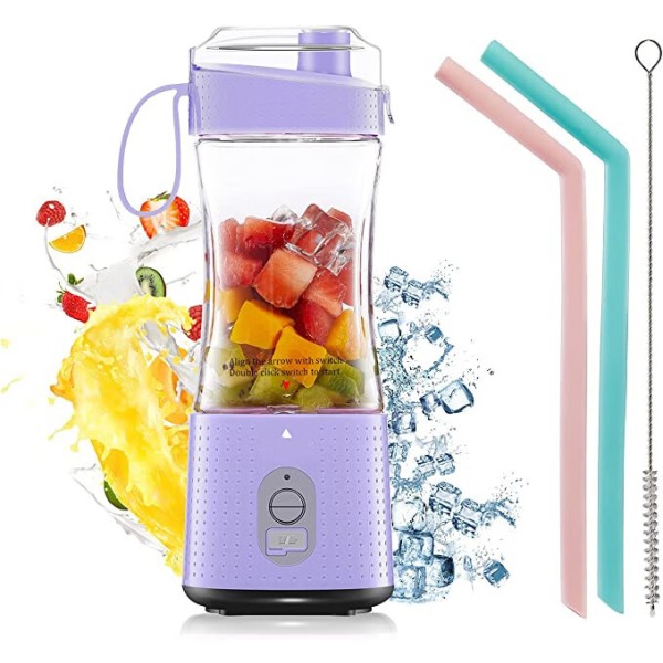 Bärbar Blender för Smoothies och Shakes - Mini Blender med Batteri