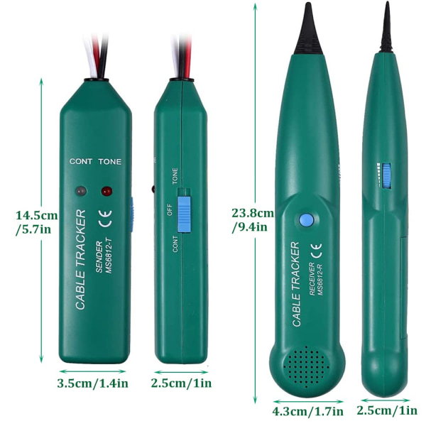 /#/Kabel Tracker, Kabel Detektor Kabel Brud Tester Detekteret Immedia/#/