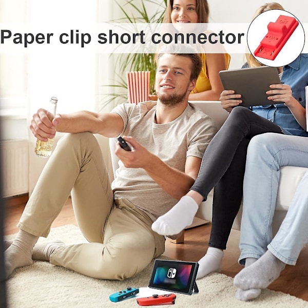 1 st RCM Loader för Switch RCM Clip Jig för Switch Kortslutningskontakt Kortslutningsverktyg för Nintendo Switch (Röd)