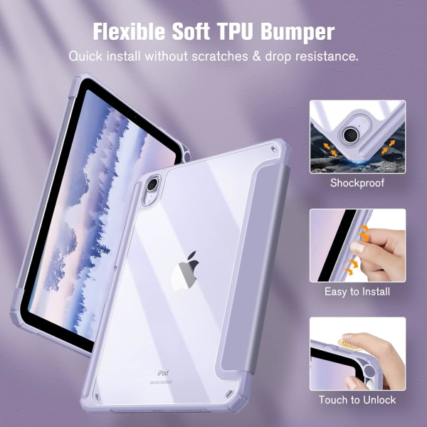 Ming TPU Skyddande Tangentbordsöverdrag för iPad Pro 11 (2020 / 2021)