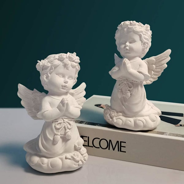 Dekorative Engelstatuer Og Figurer Resin Engelvinger Sta