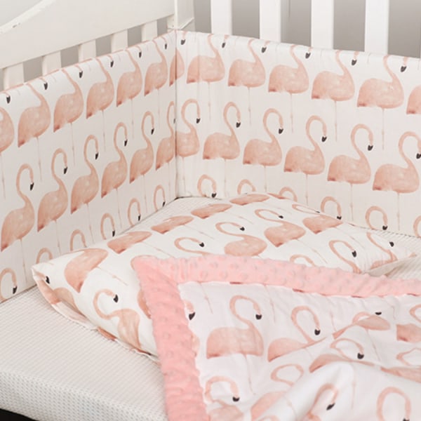 #Sengestolpe for barneseng (flamingo)#