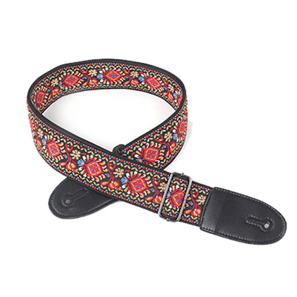 Folk guitar strop (rød), klassisk elektrisk guitar strop til drenge